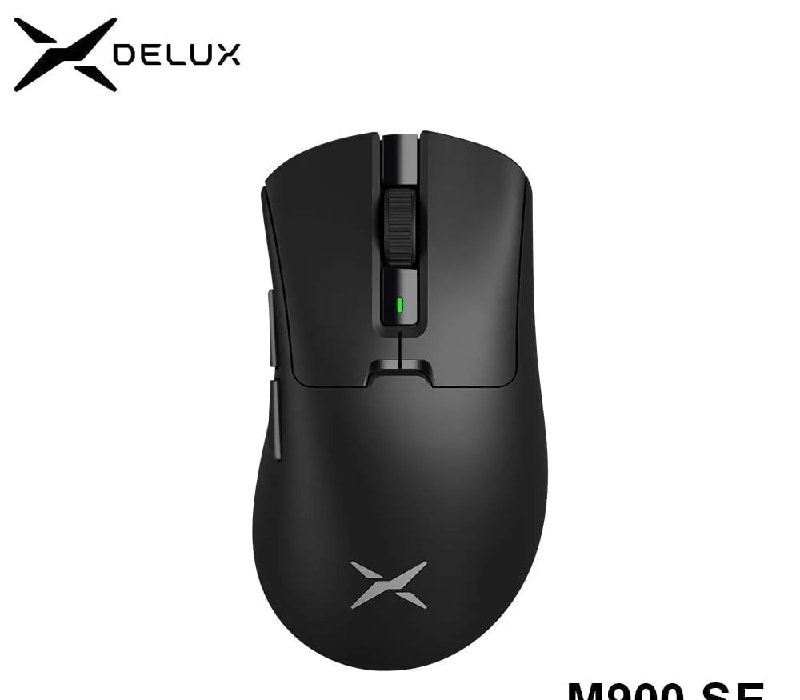 Mouse Sem Fio Delux M900 Se PAW3311 1000Hz -63g 2.4GhzCom Fio 400mAh