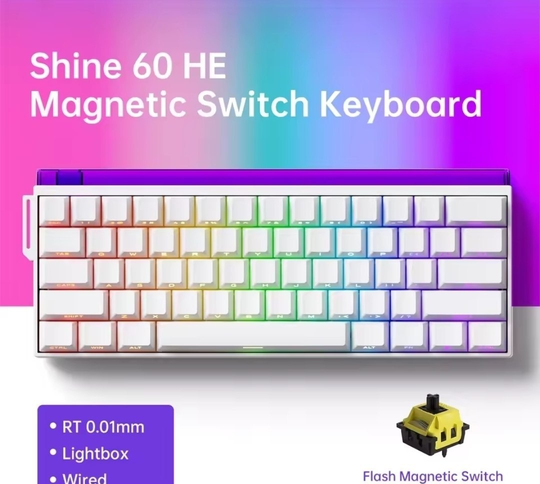 Teclado Magnético Shine60 HE