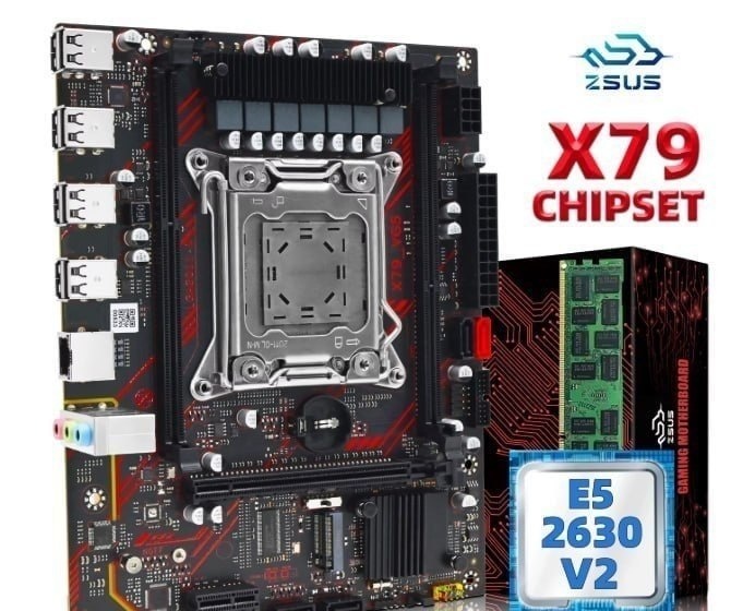 Kit Zsus X79  Xeon E5 2630 V2 sem ram