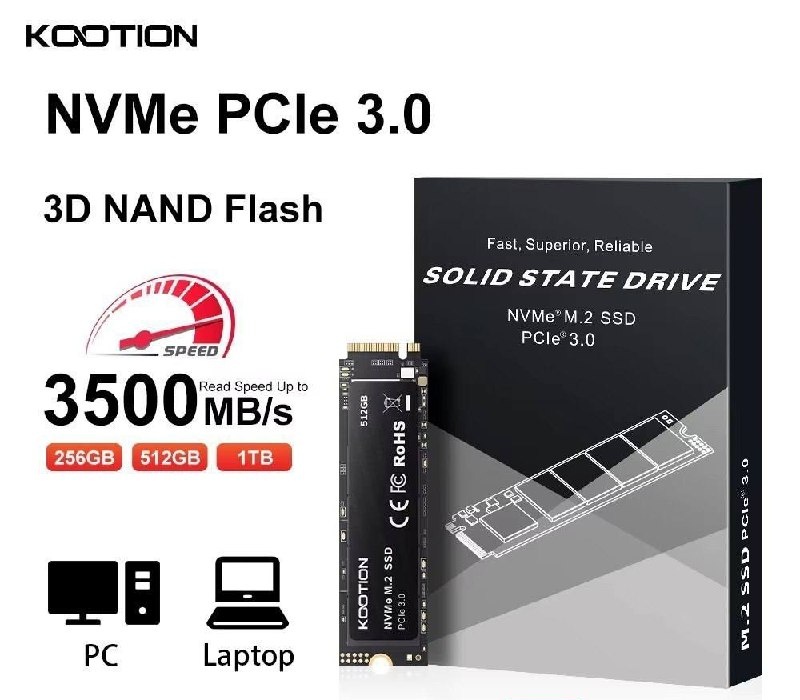 SSD NVMe 512GB Lite Kootion