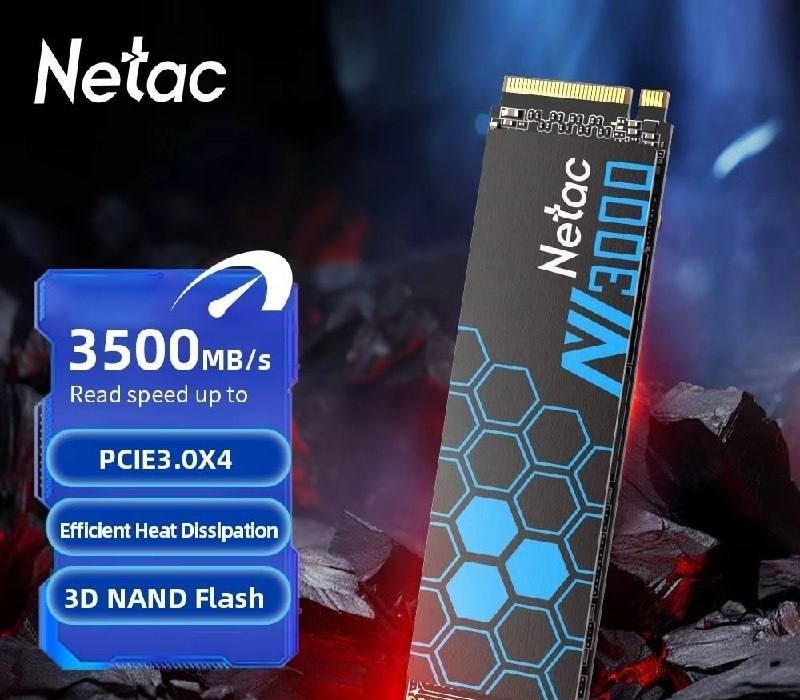 SSD NVME M.2 500GB Netac 3500Mbs