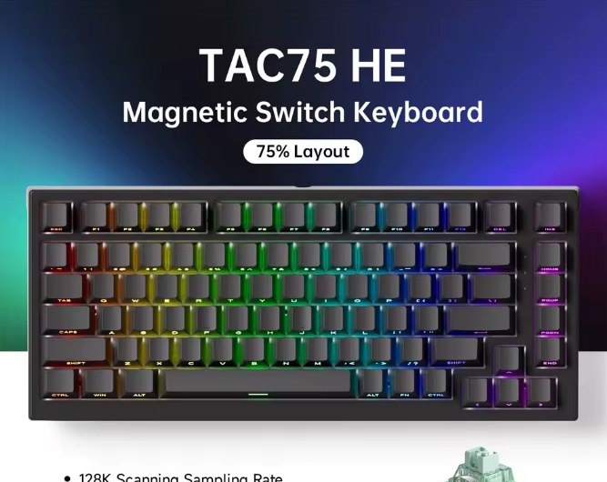 Teclado Magnético Akko Tac75 He -