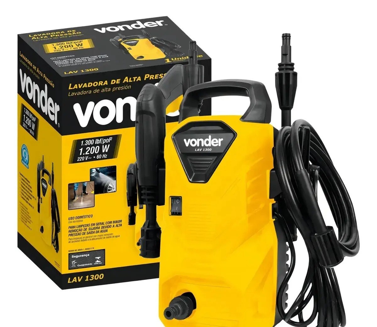 Vonder, Lavadora de Alta Pressão Lav 1300 220V