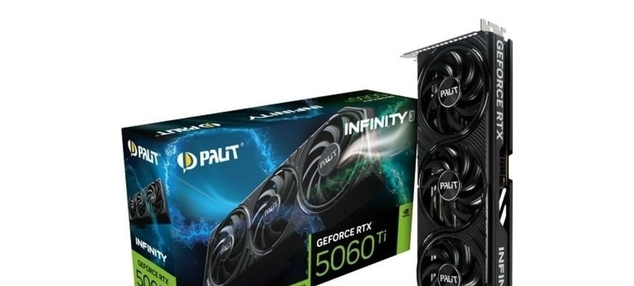 Placa de Video Geforce Nvidia Palit RTX 5060 TI 16GB Infinity 3 GDDR7 NE7506TS19T1-GB2061S