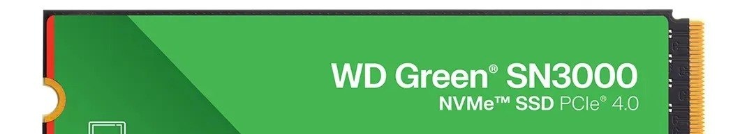 SSD 1TB M.2 NVMe PCIe 4.0 Western Digital Sn3000 Velocidade de Leitura e Gravação 50004200 MBs WDS100T4G0E-00CPS0