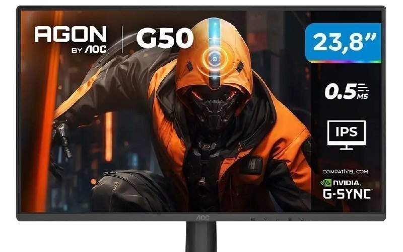 Monitor Gamer AOC Agon G50, 24, 144Hz, 0,5ms