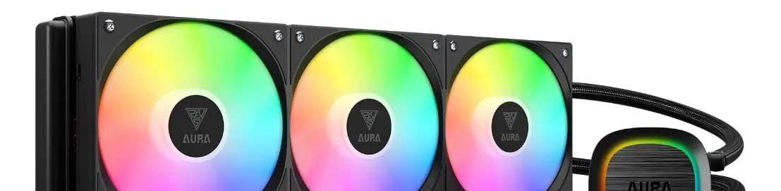 Water Cooler 360mm Gamdias Aura Gl360 V2 Argb Preto.