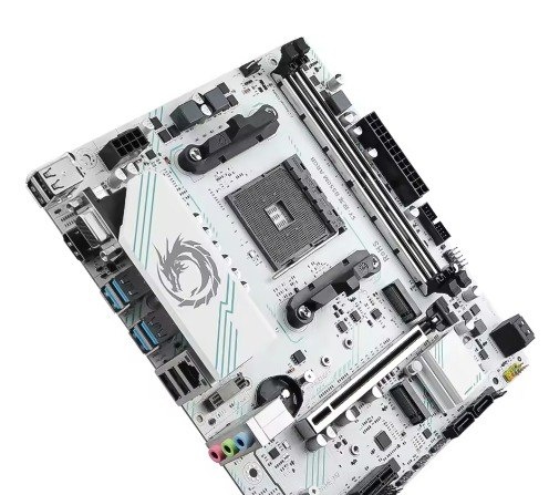 Placa mãe B550m Soyo ARGB Pcie 4.0, 2x Nvme