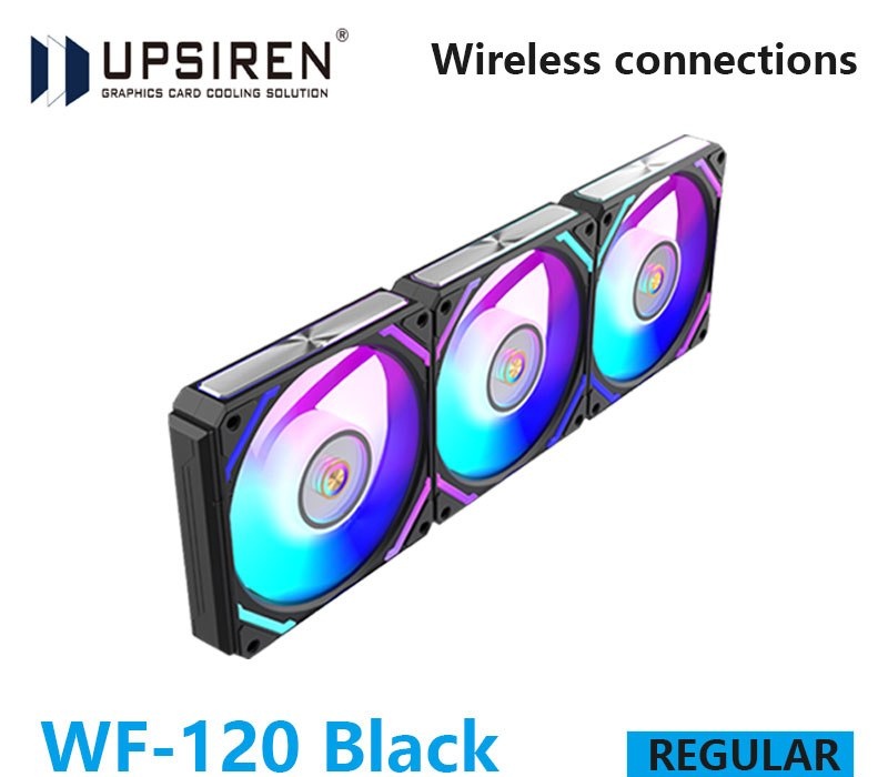 Kit 3 Fan UPSIREN WF-120 aRGB Magnéticas UniFan - Reverse ou Comum fans WF120 magnética