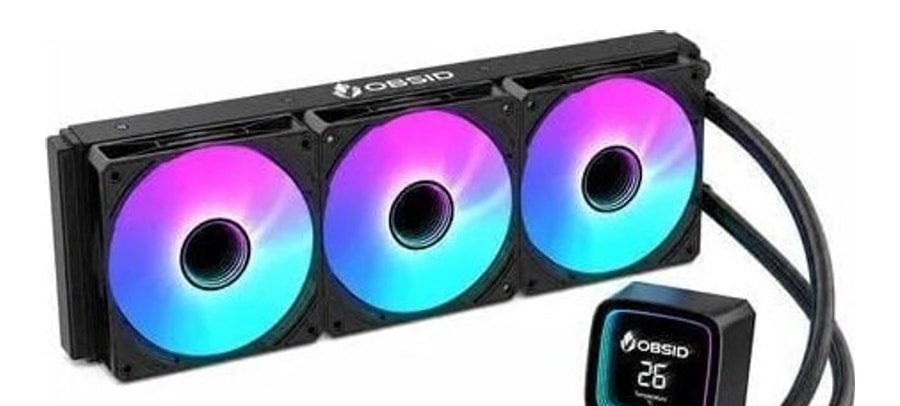 Water Cooler Obsid Pro 360 C Display Lcd E Argb Amd E Intel Preto