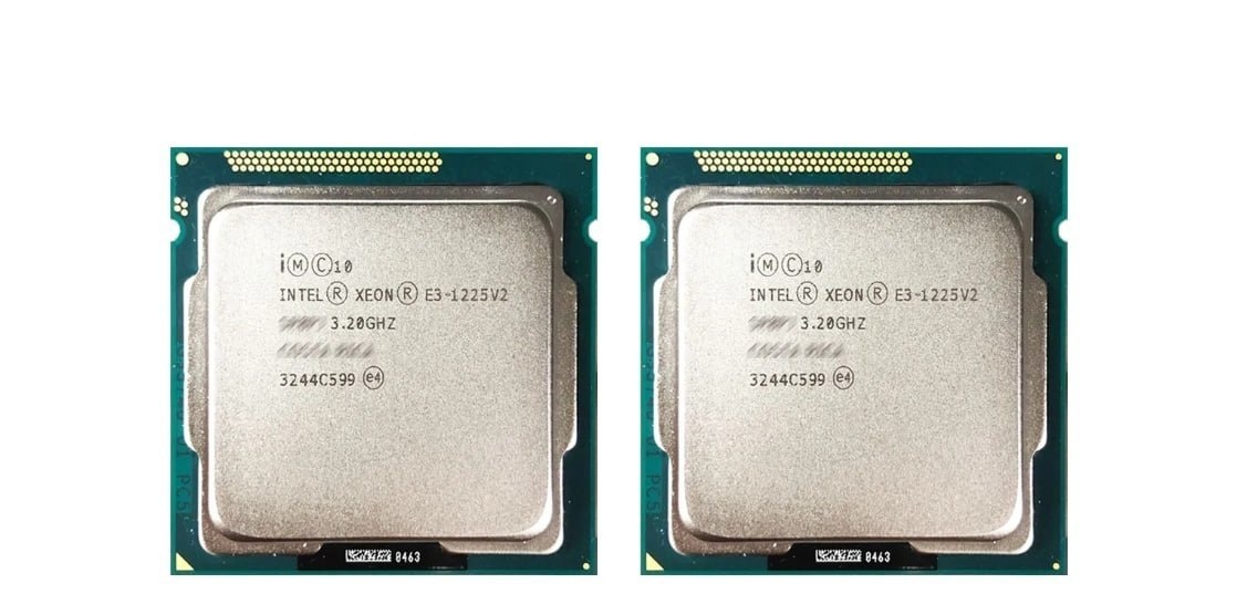 2x Xeon E3-1225 v2 com vídeo integrado- LGA1155