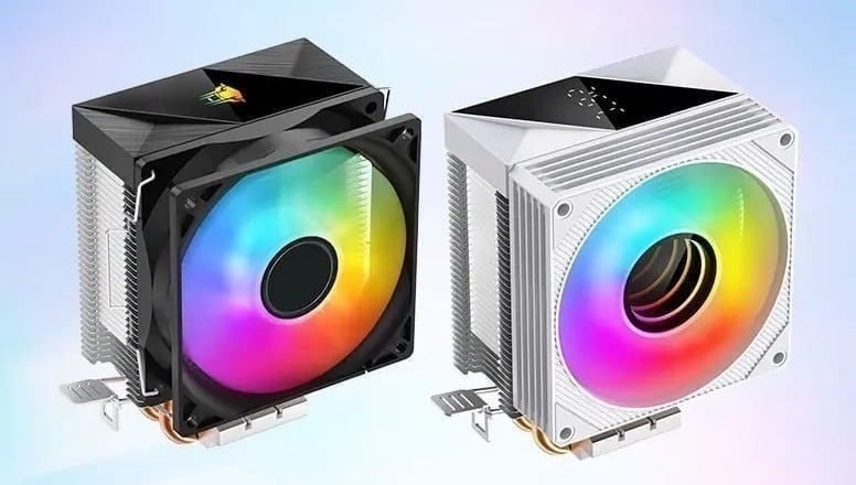 Air cooler Jungle Leopard K200 KF200 Digital RGB, pretobranco, 2 heat pipes 90mm