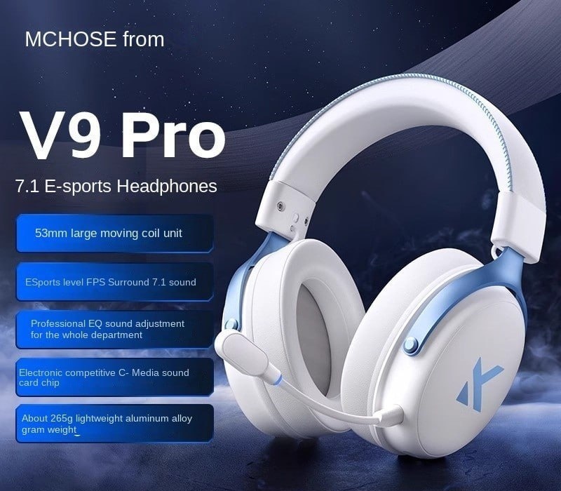Mchose Headset Sem Fio V9 Pro