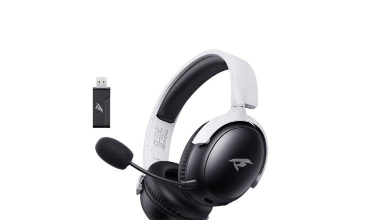 Headset Sem Fio 2.4GHz Picun-G3 Baixa Latência, Áudio Espacial 3D, ENC Mic