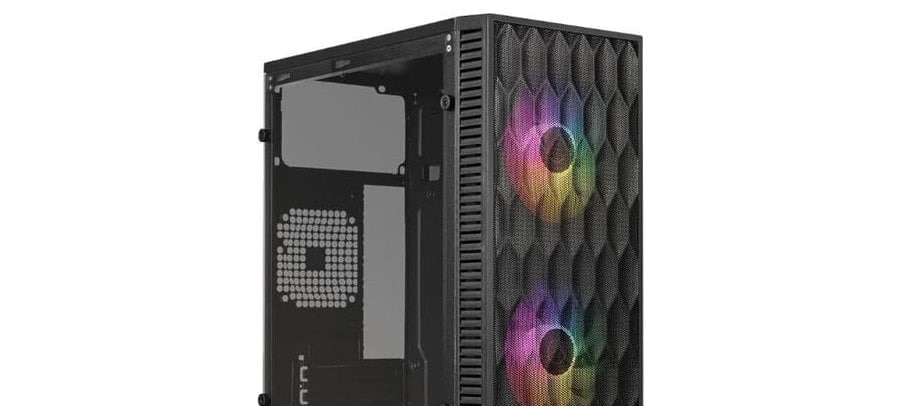 Gabinete Gamer Tgt Jester V2 Rainbow Mini-Tower, Com 2 Fans