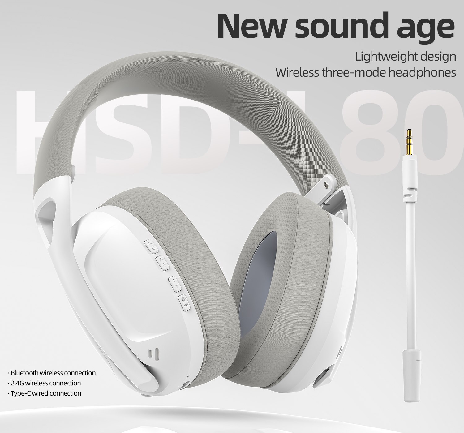 Headset SMAILWOLF L80 Bluetooth wireless wired three-mode COR BRANCA