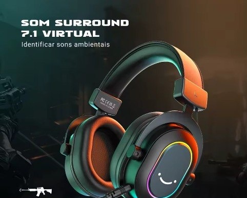 Headset Gamer FIFINE H6 RGB