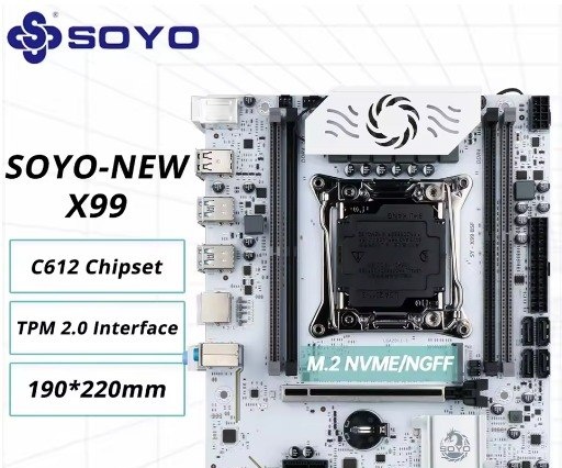 SOYO X99 D4 Eternal, Chipset C612 suporte ao TPM 2.0
