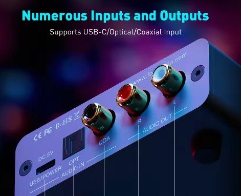 Fosi Audio K5 PRO Gaming USB DAC With Microphone