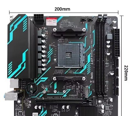 Placa mãe B450M Jieshuo D4 PRO