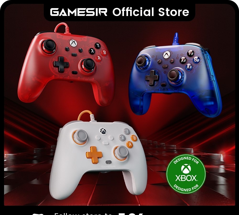 Controle GameSir T7 Xbox Gaming Controller Gamepad com fio para Xbox Series X, Xbox Series S, Xbox One, com gatilho de joystick de efeito Hall