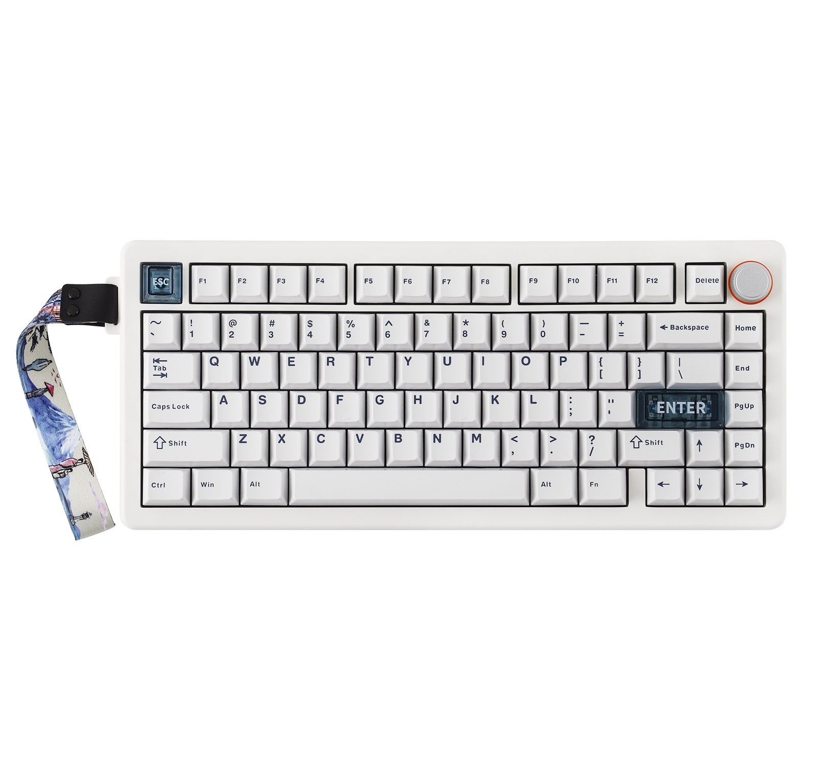 Teclado Gamer CIDOO QK75 75 VIA Sem Fio Trimode fioBluetooth2.4GHz 4000mAh e luz de fundo RGB