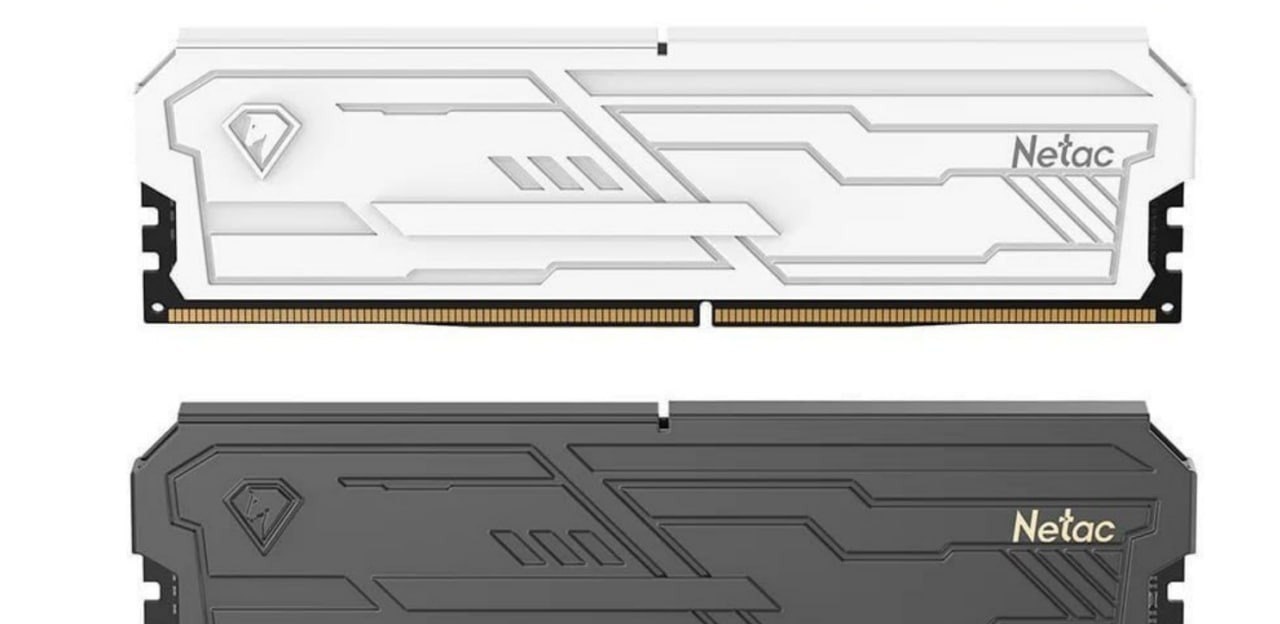 Memória Ram Netac Shadow Iii DDR4 2x8GB 3200Mhz Preta Ou Branca