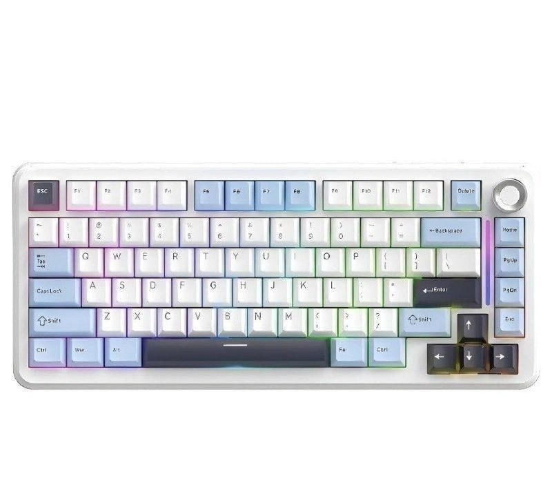 Teclado Mecânico Aula F75 Sem Fio RGB 75