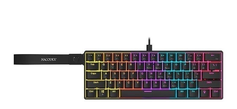Teclado Mecanico Ajazz X Nacodex Nk61, Switch Red