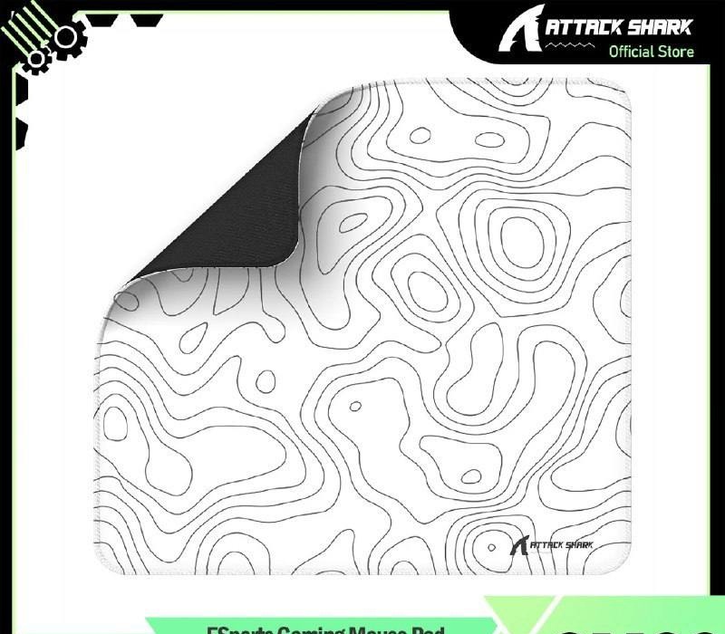 Mousepad Attack Shark Cm02, base de borracha antiderrapante 450x400x4mm