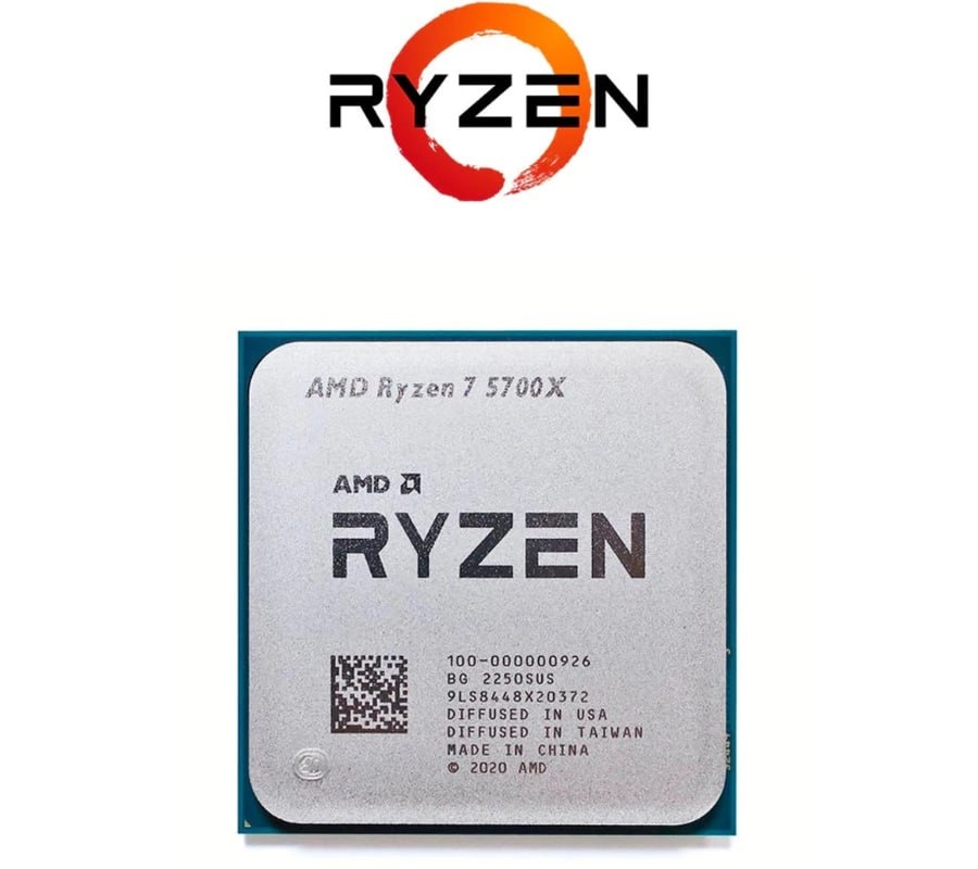 5700x Processador Ryzen 7 5700x 3.4ghz 4.6ghz Max - Novo SBox