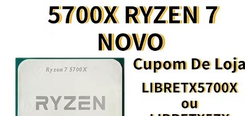 Processador AMD AM4 Ryzen 7 5700x novo