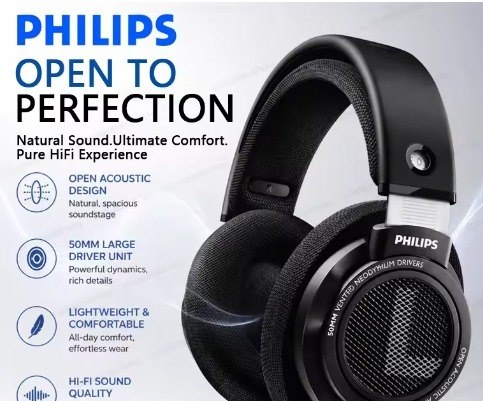 Headphone HiFi Philips SHP9500 Open-Back