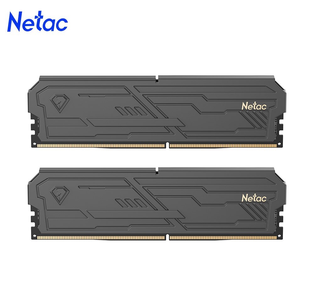 Memória Netac 2 x 8GB DDR4 3200 Mhz  1,35V Cinza