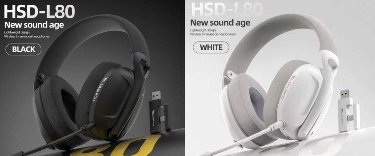Headset SMAILWOLF L80 Sem fio