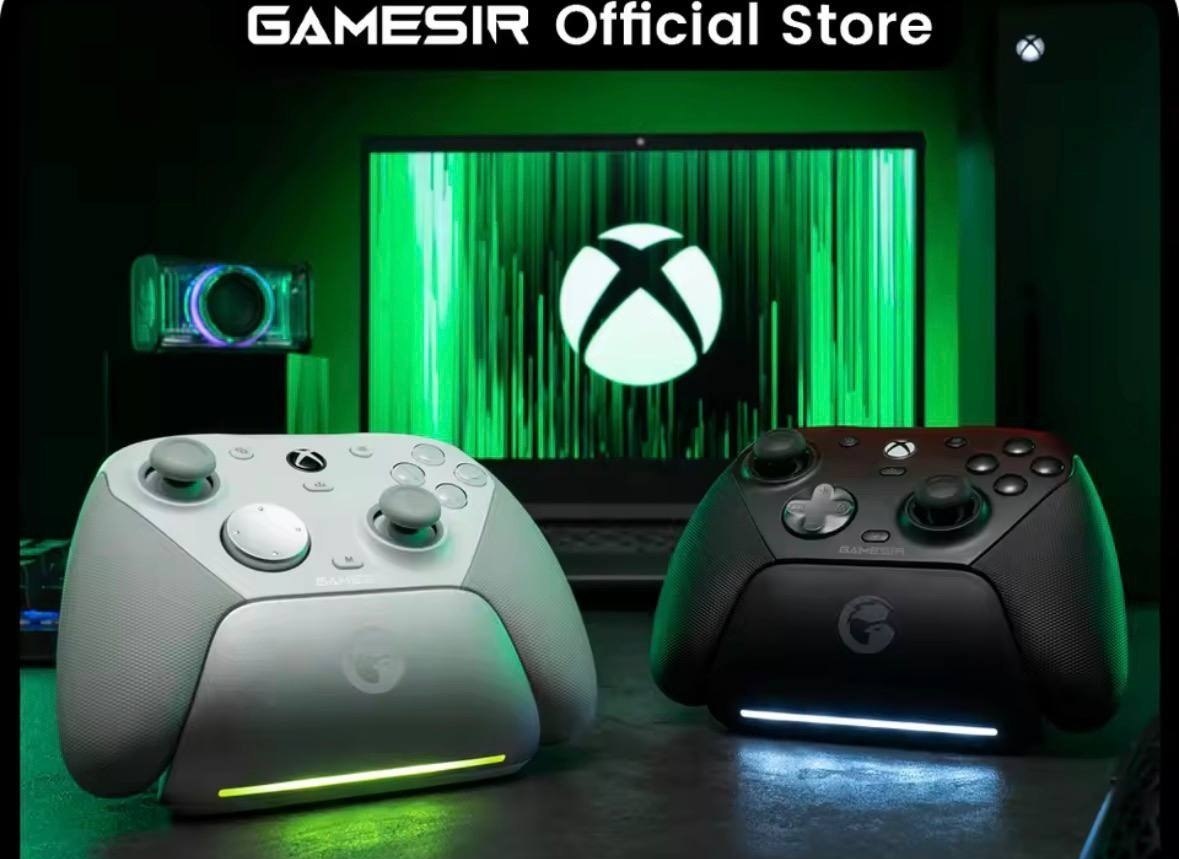 Controle GameSir G7 Pro Xbox Series XS Controller with TMR Sticks, Hall Effect Triggers, Magnetic Faceplates, Gyro, Smart Charging Dock