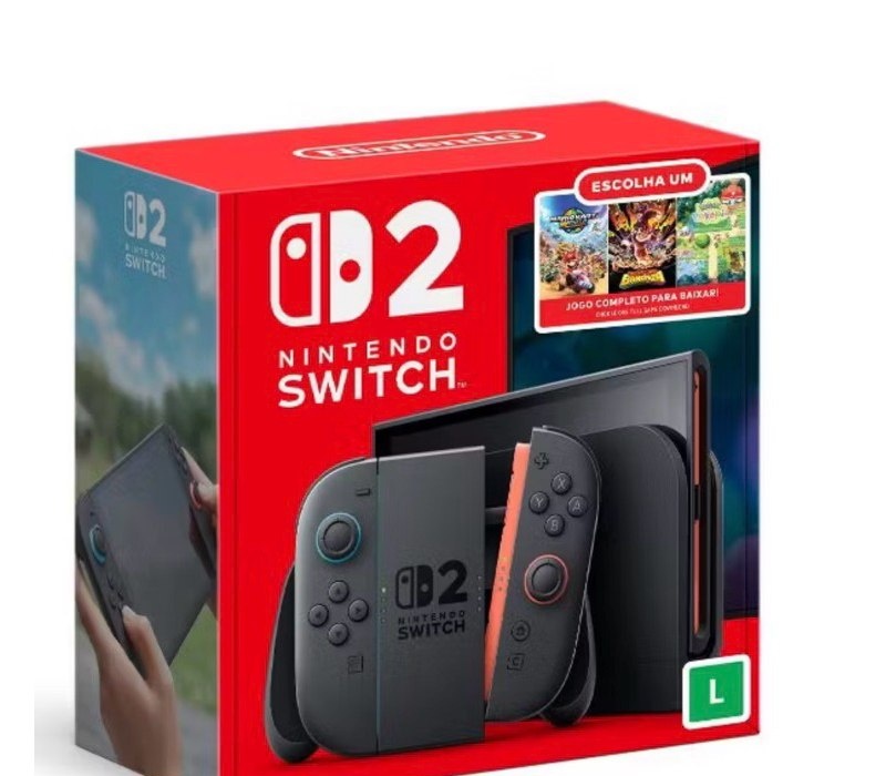 Nintendo Switch 2 lcd 256gb novo