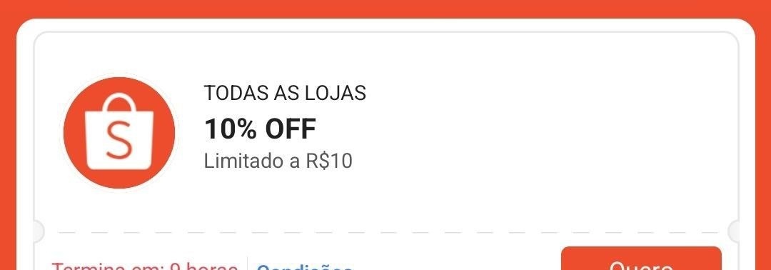 NOVO CUPOM SHOPEE