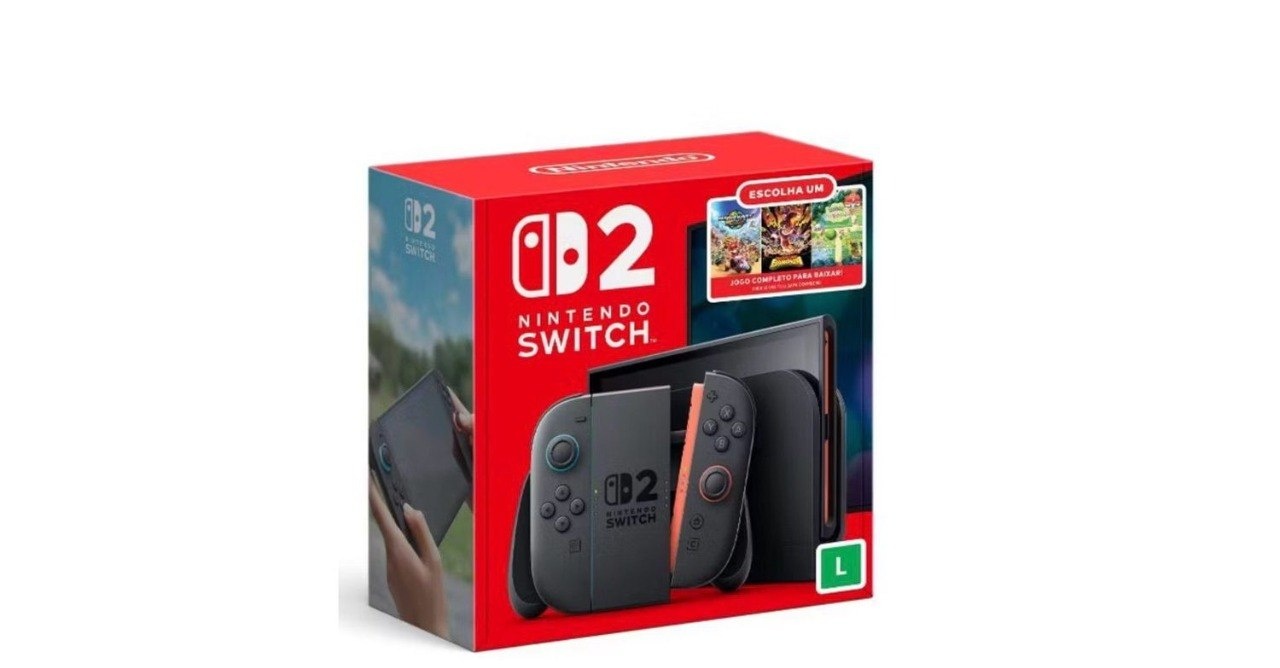 Nintendo Switch 2 lcd 256gb novo