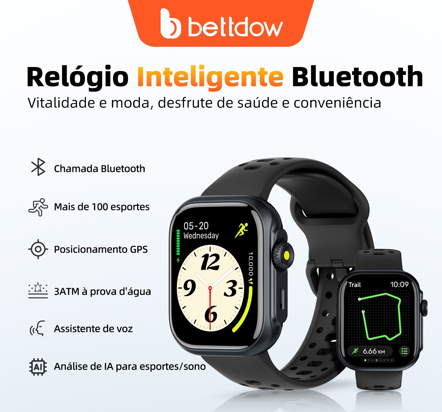 Smartwatch BETTDOW Ai  ATS3085E modelo GPS
