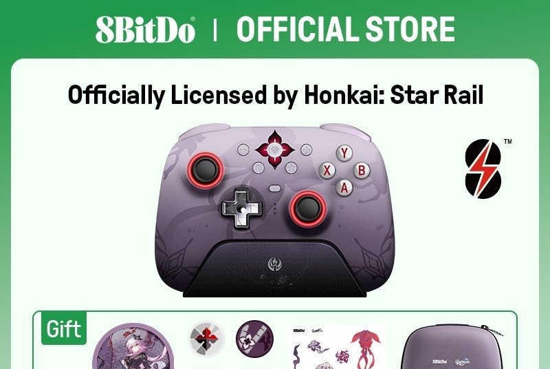 Controle 8BitDo Ultimate 2 Evernight Honkai Star Rail