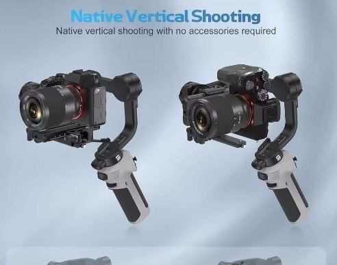 Estabilizador Gimbal ZHIYUN CINEPEER WEEBILL 3E 3-Axis Handheld Camera Gimbal Estabilizador para Câmeras DSLR Mirrorless para CanonNikonSonyLumix Gimball