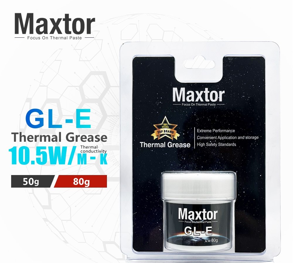Pasta térmica Maxtor gle GLE-10.5W pote de 50g