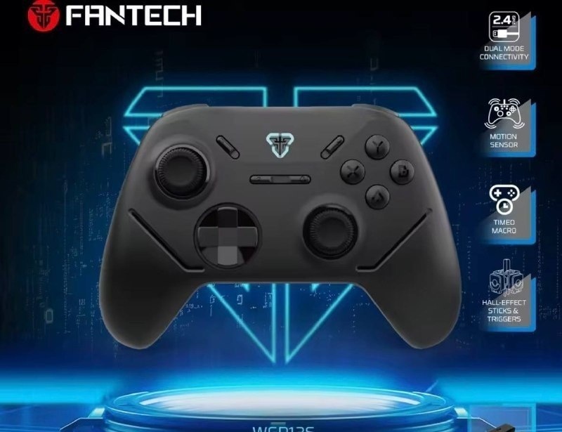 Controle Sem Fio Fantech WGP13S, AnalógicosGatilhos Hall Effect, 1KHz