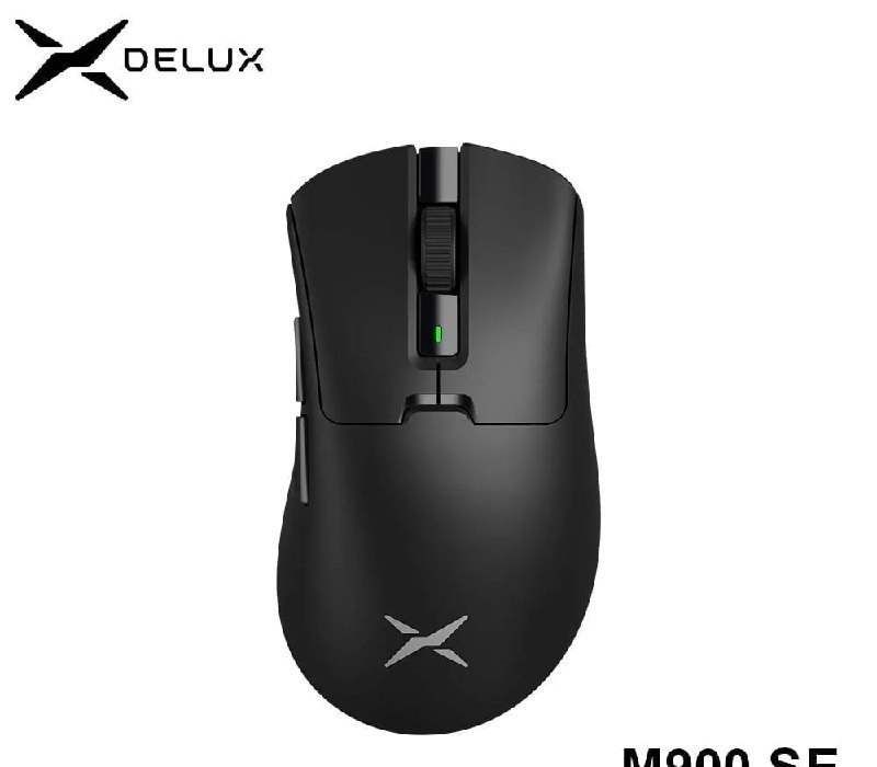 Mouse Sem Fio Delux M900 Se Paw3311 1000Hz -63g 2.4GhzCom Fio 400mAh