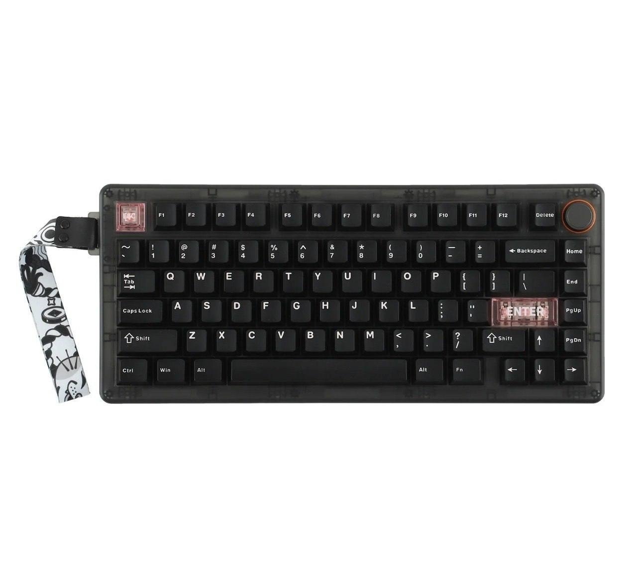 Teclado Mecânico Sem Fio Cidoo Qk75 Branco ou Preto