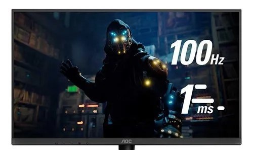 Monitor Gamer Aoc 21,5 Full Hd 100hz 1ms 22b30hm2 Preto 127220V