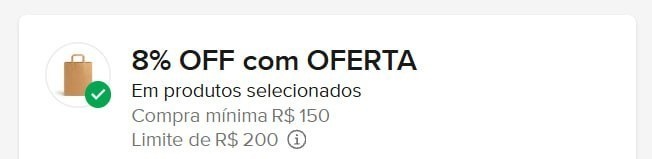 Cupons Mercado Livre em Selecionados