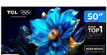 Smart TV 50 TCL 4K UHD QLED 50P7K Google TV AiPQ Google Assistente 3 HDMI