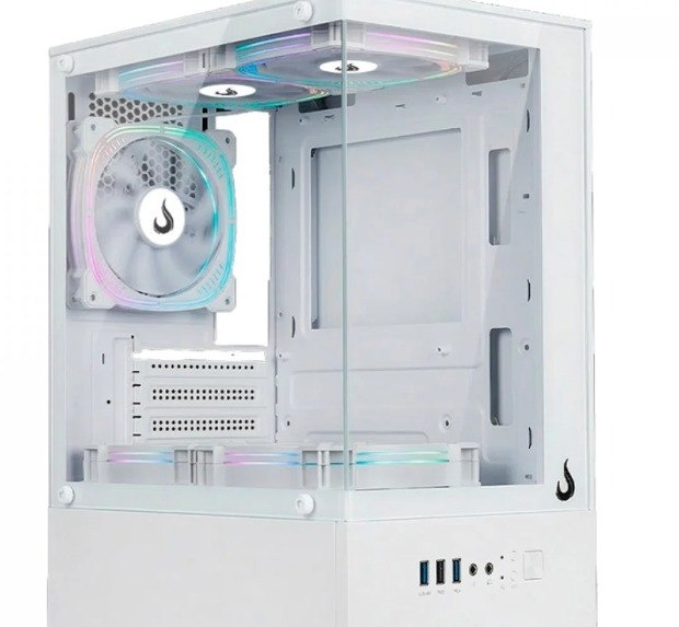 Gabinete Gamer Rise Mode Prisma Glass 01, M-Atx, Vidro temperado